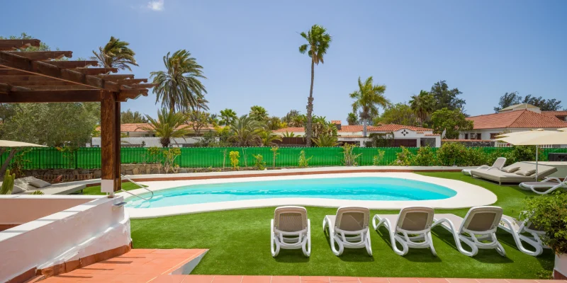 House with heated Pool for families in Gran Canaria